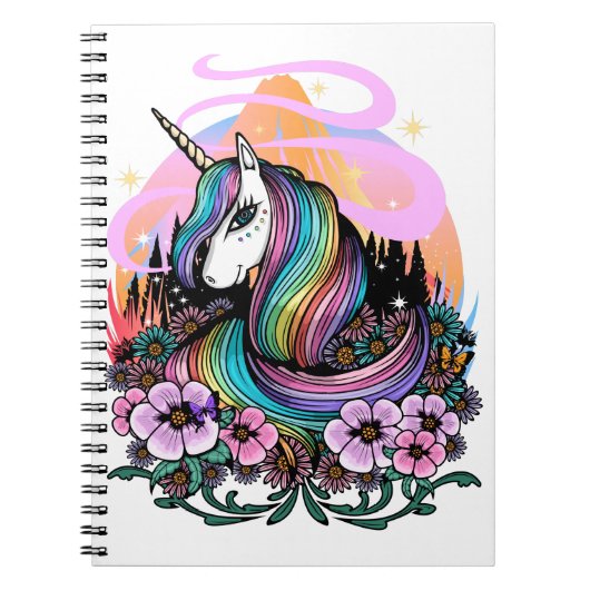 Majestic Unicorn Notizblock (Vorderseite)