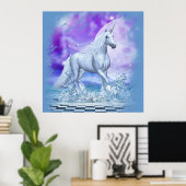 Majestic Unicorn Poster (Heimbüro)