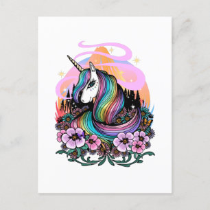 Majestic Unicorn Postkarte