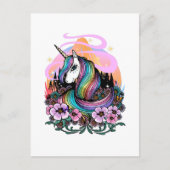 Majestic Unicorn Postkarte (Vorderseite)