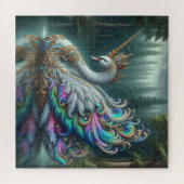 Majestic Unicorn Swan Puzzle (Horizontal)