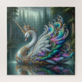 Majestic Unicorn Swan Puzzle (Vertikal)