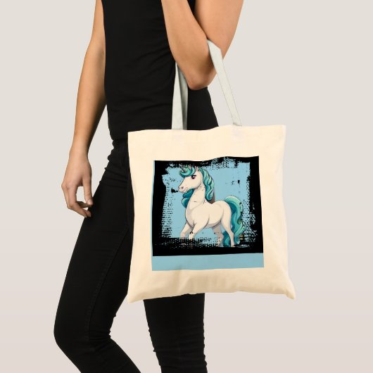 Majestic Unicorn Tote Bag Tragetasche (Vorderseite (Produkt))