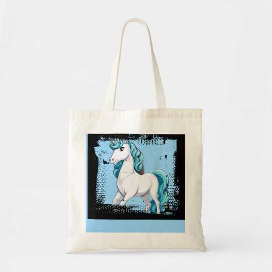 Majestic Unicorn Tote Bag Tragetasche (Vorne)