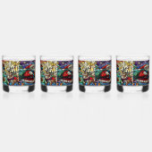 Majestic verkettet Glass Santa und Reindeerts Whiskyglas (Links)