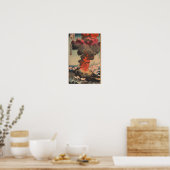 Majestic Vulkan Flames and Smoke Nature Poster (Küche)