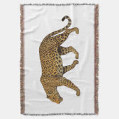 Majestic Walking Leopard Illustration Decke (Vorderseite Vertikal)