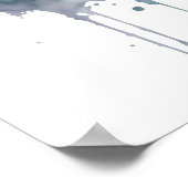 Majestic Wanderer - Aquarellschildkröte Poster (Ecke)