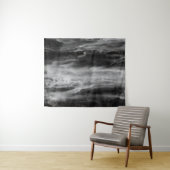 Majestic Wasserfall Boka, Slowenien, schwarz und w Wandteppich (Beispiel (Horizontal))