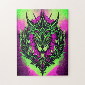 Majestic Wasserfarbe Löwenpuzzle - 252 Stück Puzzle