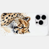 Majestic Watercolor Cheetah Case-Mate iPhone Hülle (Rückseite (Horizontal))