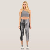 Majestic waterfall Boka, Slowenien Capri Leggings (Vorderseite)