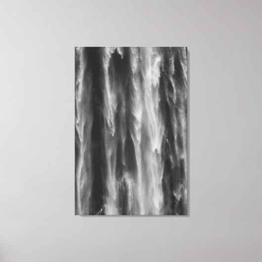 Majestic waterfall Boka, Slowenien Leinwanddruck (Vorderseite)