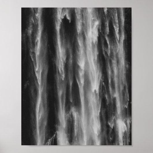 Majestic waterfall Boka, Slowenien Poster (Vorne)