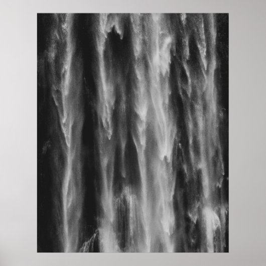 Majestic waterfall Boka, Slowenien Poster (Vorne)