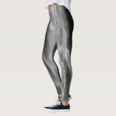 Majestic waterfall Boka, Slowenien Schwarz-weiß Leggings (Links)