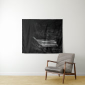 Majestic waterfall Boka (Slowenien) Wandteppich (Beispiel (Horizontal))