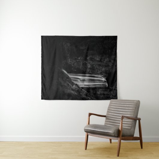 Majestic waterfall Boka (Slowenien) Wandteppich (Beispiel (Horizontal))