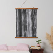 Majestic waterfall Boka, Slowenien Wandteppich Mit Holzrahmen (Schlafzimmer)