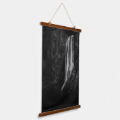 Majestic waterfall Boka (Slowenien) Wandteppich Mit Holzrahmen (Gewinkelt)