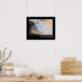 Majestic Waterfall Travel Inspiration Poster (Küche)
