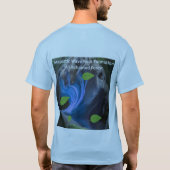 Majestic Wave Rock Formation in Enchanted Forest T-Shirt (Rückseite)
