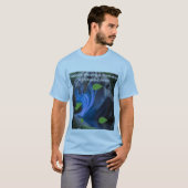 Majestic Wave Rock Formation in Enchanted Forest T-Shirt (Vorne ganz)