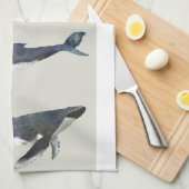 Majestic Whale Kitchen Teetuch Geschirrtuch (Viertel Falte)