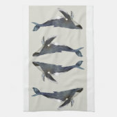 Majestic Whale Kitchen Teetuch Geschirrtuch (Vertikal)