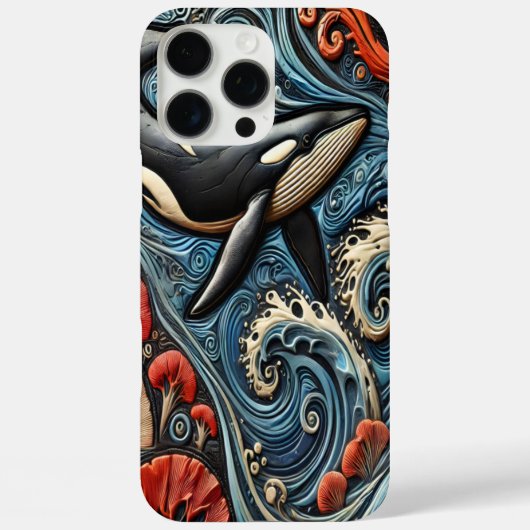 Majestic Whales: Tiefsee-Ruhe Case-Mate iPhone Hülle (Rückseite)