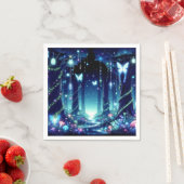 Majestic Whimsical Enchanted Forest Baby Shower Serviette (Beispiel)