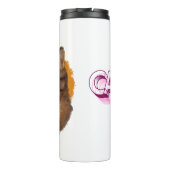 Majestic Whiskys — Portrait "Golden Gaze Cat" Thermosbecher (Rückseite)