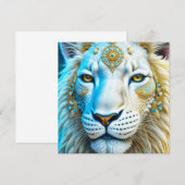 Majestic White and Gold Lion (Vorne/Hinten)