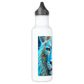 Majestic White and Gold Lion Edelstahlflasche (Links)