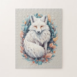 Majestic White Fox Puzzle
