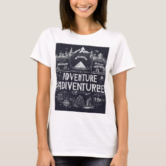 Majestic White Swan Gliding on Serene Pond T - Shi T-Shirt