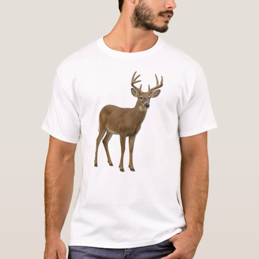 MAJESTIC WHITE-TAILED DEER. SAMER BRASIL T-Shirt (Vorderseite)