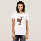 MAJESTIC WHITE-TAILED DEER. SAMER BRASIL T-Shirt (Vorne ganz)