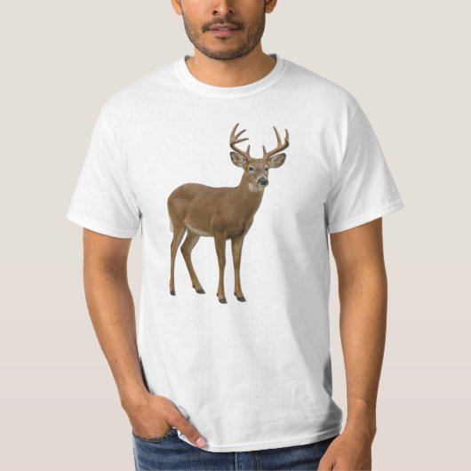MAJESTIC WHITE-TAILED DEER. SAMER BRASIL T-Shirt (Vorderseite)