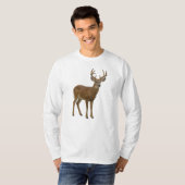 MAJESTIC WHITE-TAILED DEER. SAMER BRASIL T-Shirt (Vorne ganz)