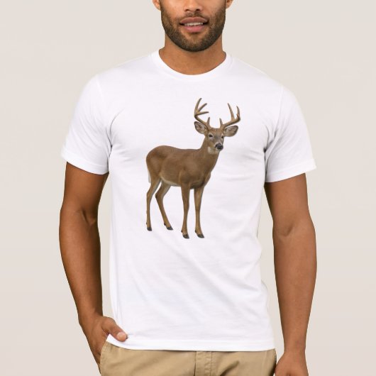 MAJESTIC WHITE-TAILED DEER. SAMER BRASIL T-Shirt (Vorderseite)