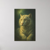 Majestic White Tiger – Fine Art Leinwanddruck (Vorderseite)