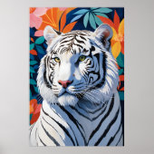 Majestic White Tiger Poster (Vorne)