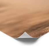 Majestic Wild Cheetah Running Photo Poster (Ecke)