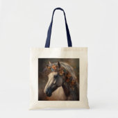 Majestic Wild Horse mit farbenfroher Mane Tragetasche (Vorne)