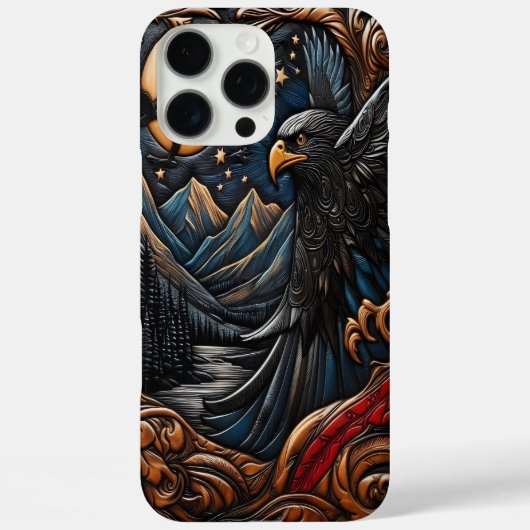 Majestic Wildlife Eagle Artwork Case-Mate iPhone Hülle (Rückseite)