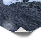 Majestic Winter Fox Fotografie Poster (Ecke)