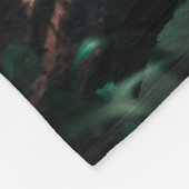 Majestic winter snowy owl fleecedecke (Ecke)