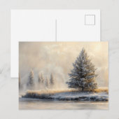 Majestic Winterlandschaft Landschaftlich Postkarte (Vorne/Hinten)