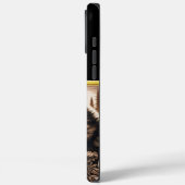 Majestic Wolf blickt über ruhige Berglandschaft Case-Mate iPhone Hülle (Rückseite / Links)